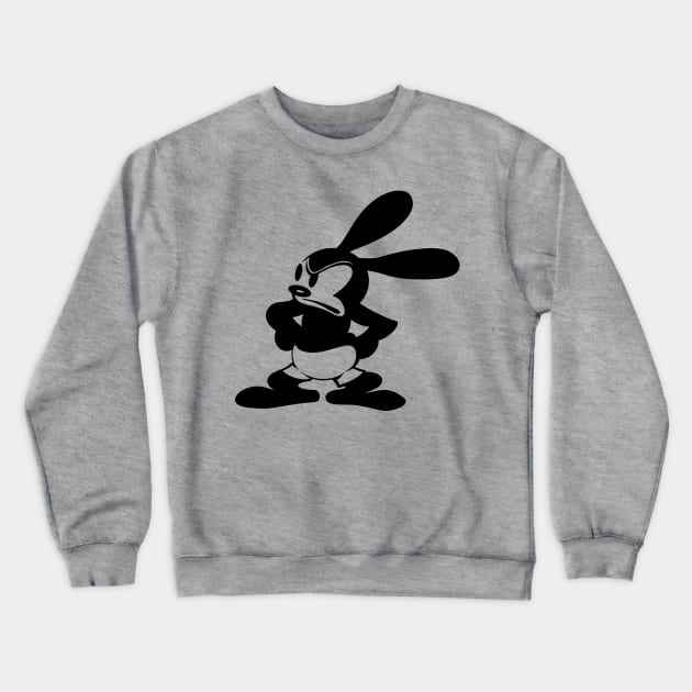 Oswald the Lucky Rabbit Crewneck Sweatshirt by liquidsouldes